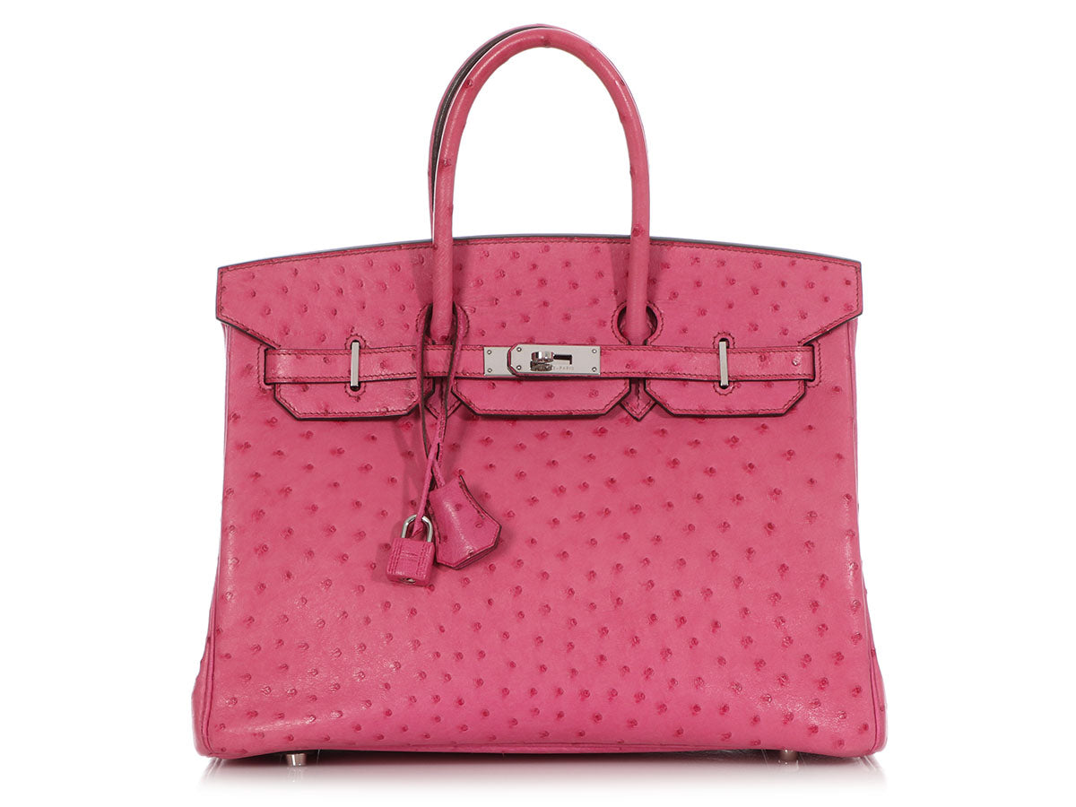 pink ostrich birkin bag