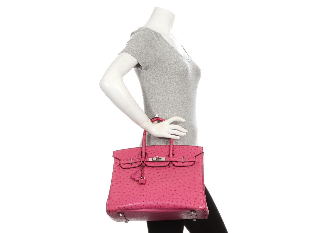 Hermès Fuchsia Ostrich Birkin 35 GHW, myGemma