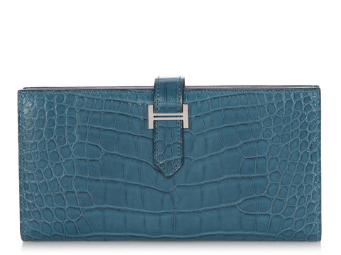 Céline Bi-Color Compact Wallet - Ann's Fabulous Closeouts