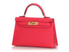 Hermès Mini Rose Extrême Epsom Kelly 20