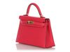 Hermès Mini Rose Extrême Epsom Kelly 20