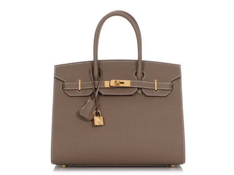 Hermès Etoupe Epsom Birkin Sellier 30