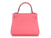 Hermès Rose Azalée Swift Kelly 25