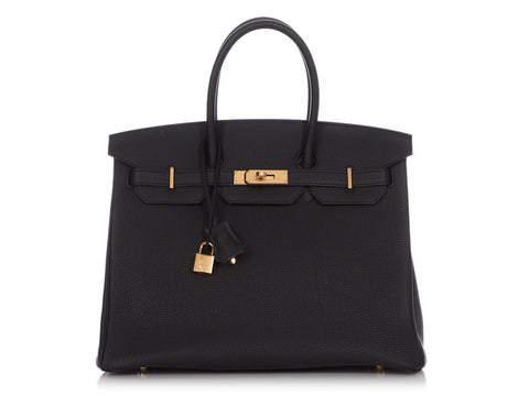 Hermès Black Togo Birkin 35