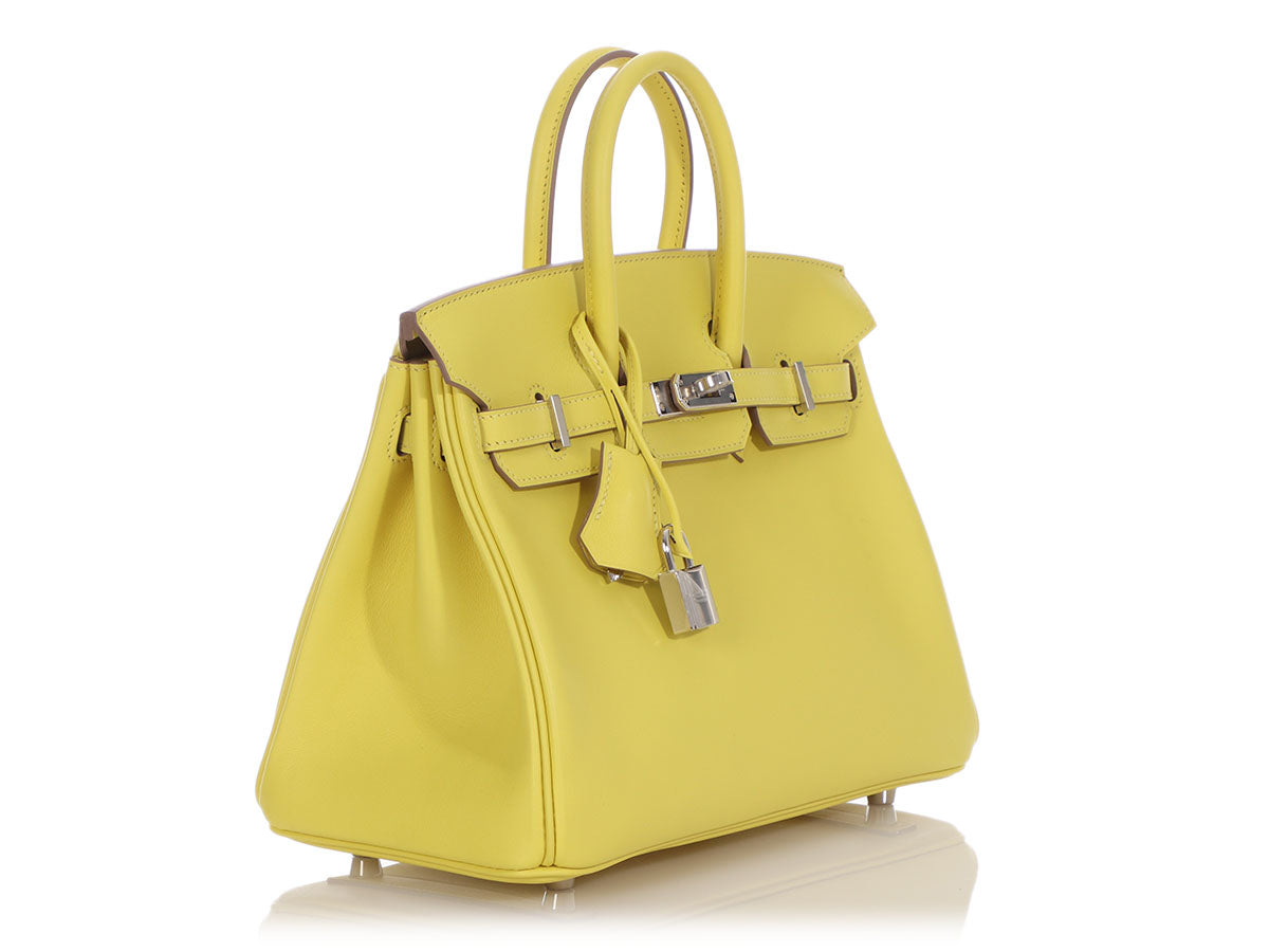 Hermès Birkin 25 swift leather in Lime colour. 🍋 #hermes #hermesbirki