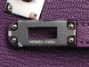 Hermès Mini Violet Chèvre and Bleu Marine Leather Kelly Verso 20