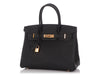 Hermès Black Togo Birkin 30