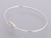 Hermès 18K White Gold Diamond Ronde Chaîne d'Ancre Bangle PM