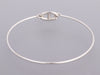 Hermès 18K White Gold Diamond Ronde Chaîne d'Ancre Bangle PM