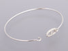 Hermès 18K White Gold Diamond Ronde Chaîne d'Ancre Bangle PM