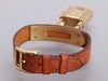 Hermès Vintage Brown Ostrich Kelly Cadena Watch