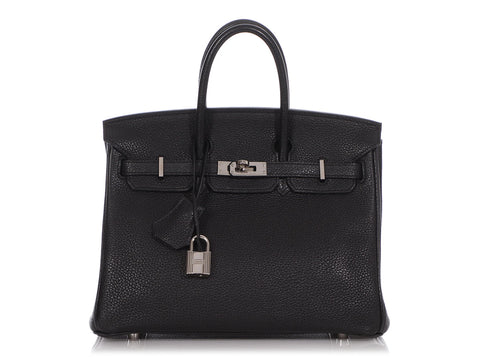 Hermès Black Togo Birkin 25