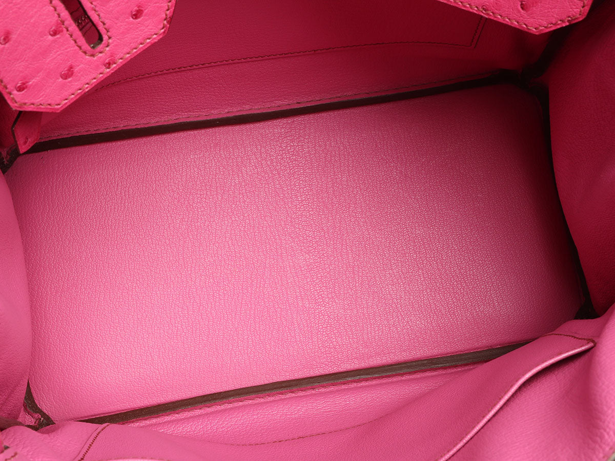 Hermès Birkin 30 Ostrich Fuchsia