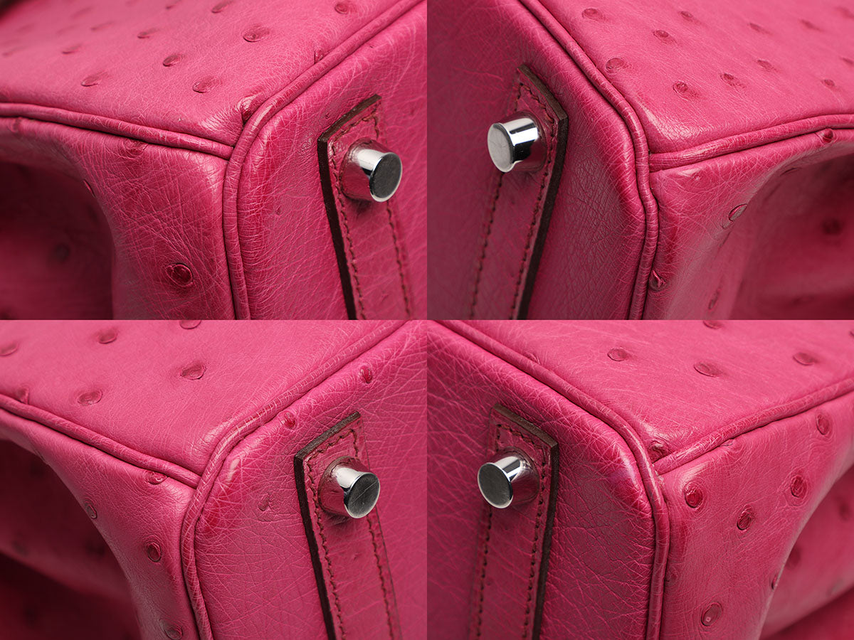 2005 Hermès Fuchsia Pink Ostrich Birkin 28