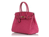 Hermès Fuchsia Ostrich Birkin 30