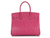 Hermès Fuchsia Ostrich Birkin 30