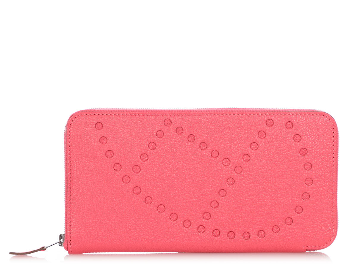 Hermès Rouge H Bearn Wallet - Ann's Fabulous Closeouts