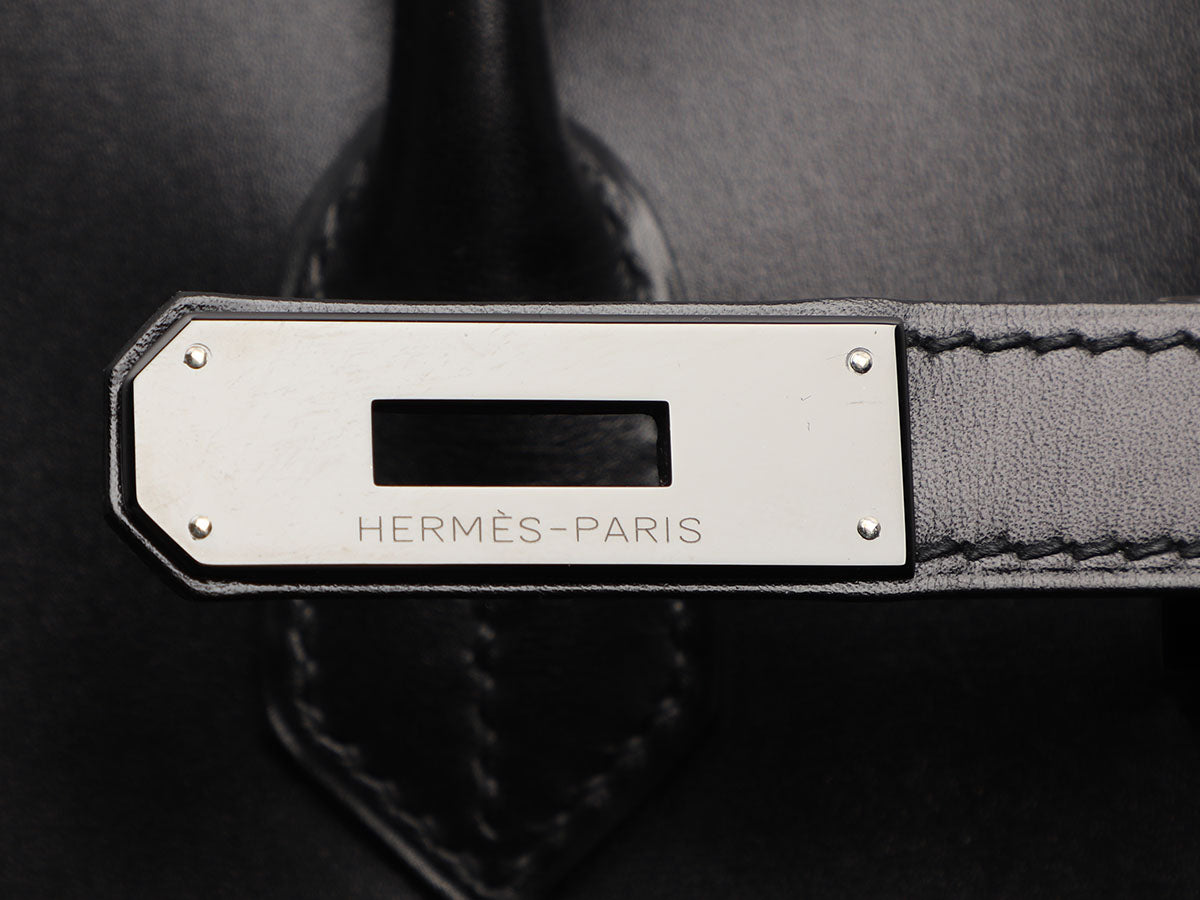 Hermès Ardoise Box Calfskin Birkin 35