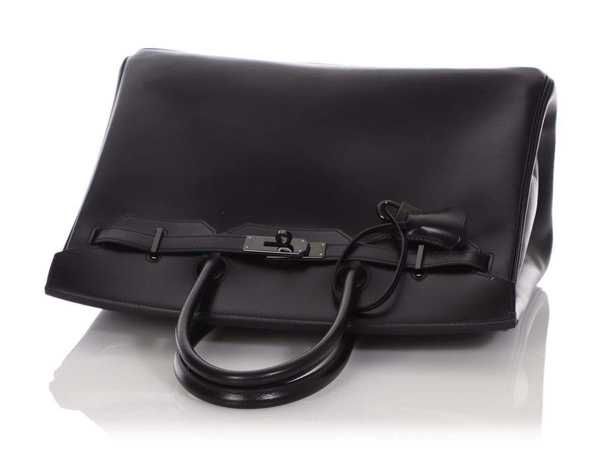 Hermès So Black Box Calfskin Birkin 35