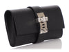 Hermès Black Chèvre Médor Clutch 23