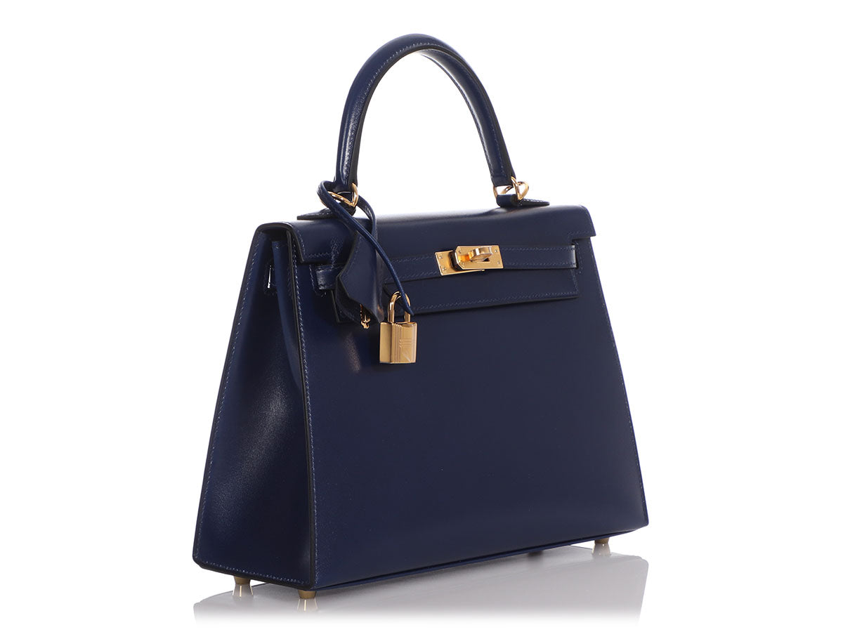 Hermès Birkin 25 Epsom Blue Sapphire GHW - Kaialux