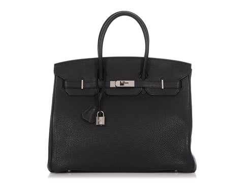 Hermès Black Togo Birkin 35