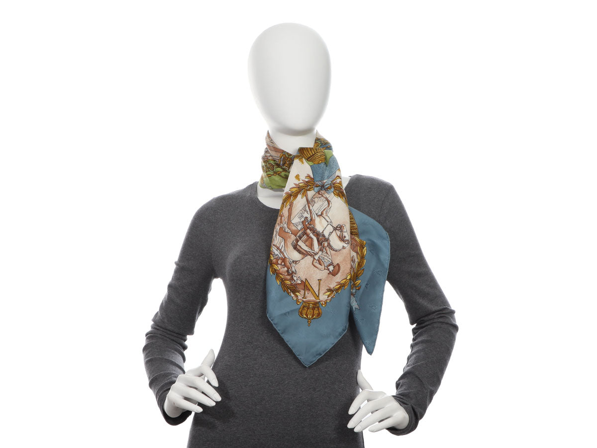 The Napoleon scarf by Hermès 