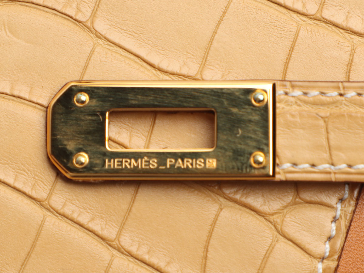 Hermès Kelly 35 Supple Alligator Sanguine Bag