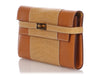 Hermès Mais Matte Alligator and Natural Butler Flag Kelly Long Wallet
