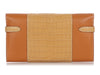 Hermès Mais Matte Alligator and Natural Butler Flag Kelly Long Wallet