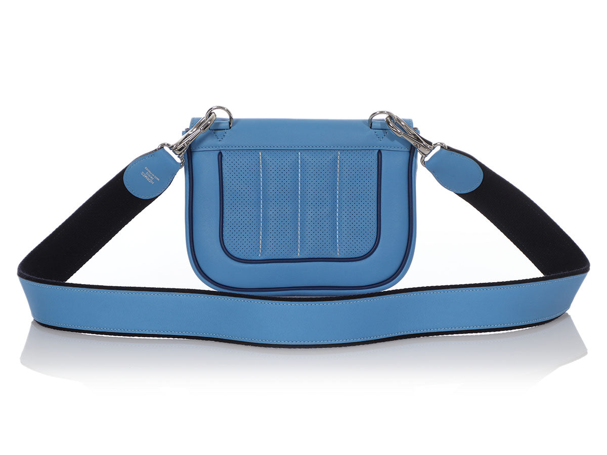 HERMES Swift Mini Sac Berline 21 Bleu Thalassa 179667