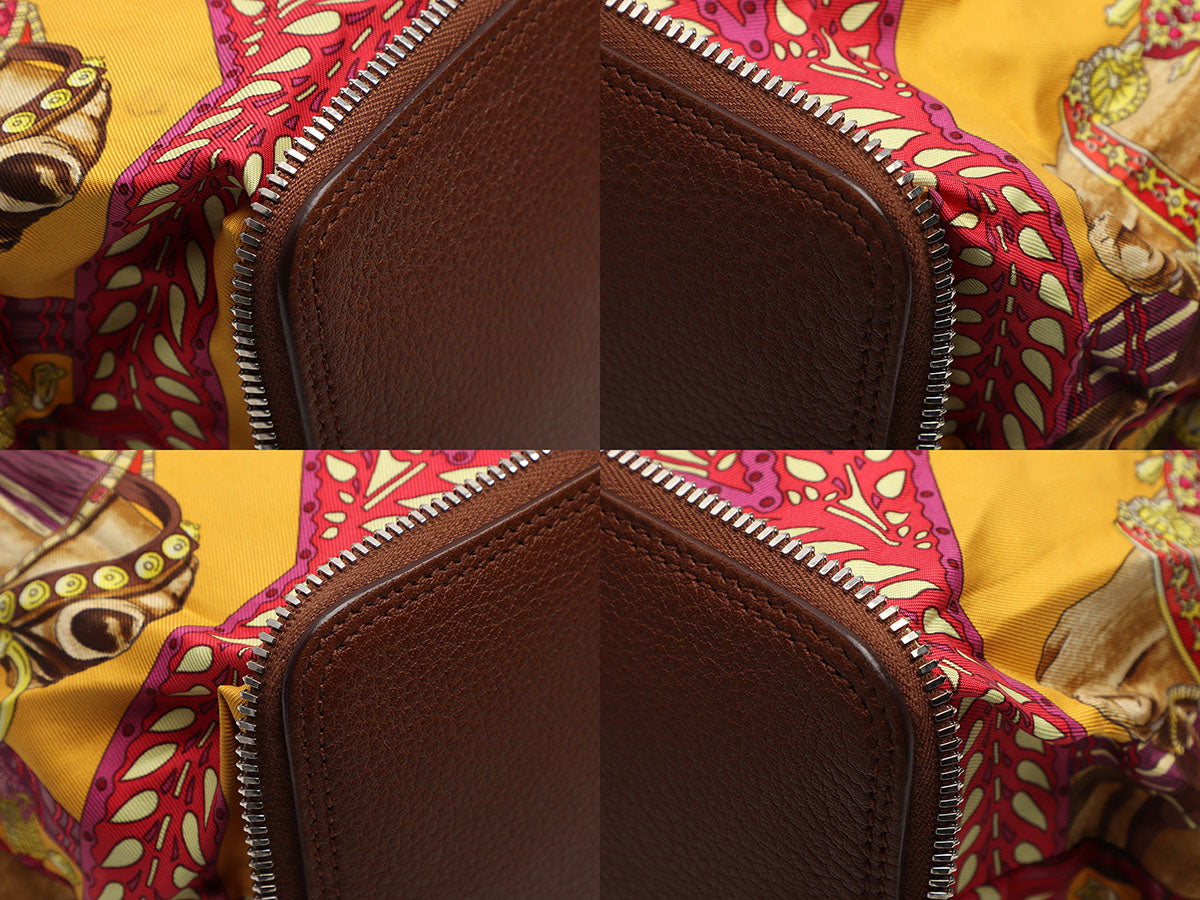 Marwari leather handbag Hermès Blue in Leather - 37845882