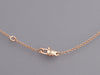 Hermès 18K Rose Gold Pink Sapphire Kelly Amulettes Pendant Necklace