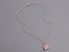 Hermès 18K Rose Gold Pink Sapphire Kelly Amulettes Pendant Necklace