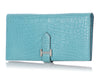 Hermès Bleu Saint-Cyr Matte Alligator Béarn Wallet