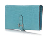 Hermès Bleu Saint-Cyr Matte Alligator Béarn Wallet