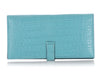 Hermès Bleu Saint-Cyr Matte Alligator Béarn Wallet