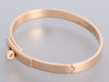 Hermès 18K Rose Gold Kelly Lock Bracelet SH