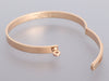 Hermès 18K Rose Gold Kelly Lock Bracelet SH