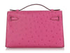 Hermès Fuchsia Ostrich Kelly Pochette