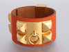 Hermès Feu Epsom Collier de Chien CDC Bracelet