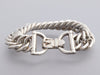 Hermès Sterling Silver Buckle Bracelet