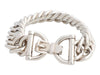 Hermès Sterling Silver Buckle Bracelet