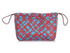 Hermès Bleu Frida Silk Noeud Marin Fourbi Pouch 25 MM