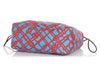 Hermès Bleu Frida Silk Noeud Marin Fourbi Pouch 25 MM