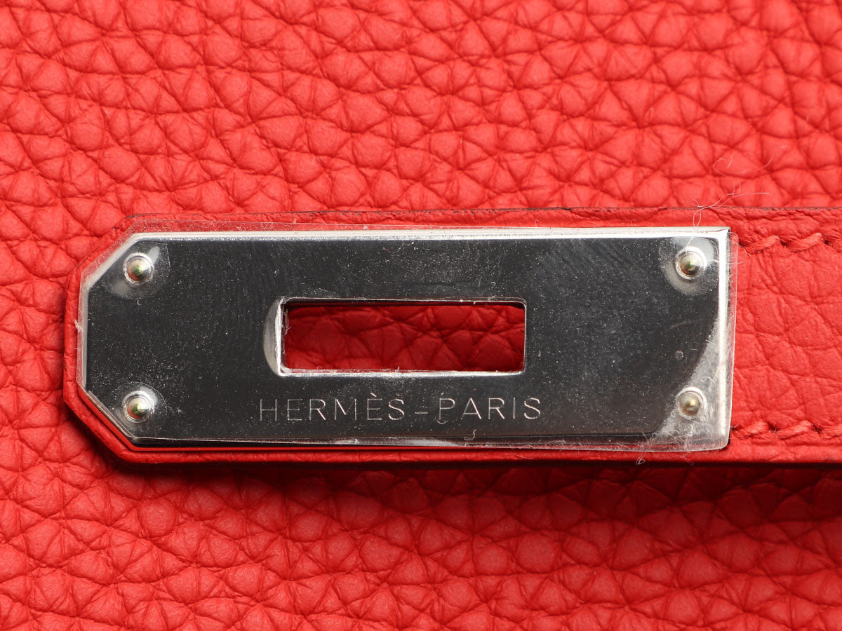 Hermès Kelly 35 Clemence Rouge Piment