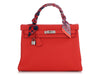 Hermès Rouge Tomate Clémence Kelly 35