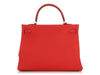 Hermès Rouge Tomate Clémence Kelly 35