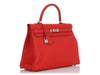 Hermès Rouge Tomate Clémence Kelly 35