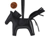 Hermès So Black Lambskin Grigri Rodeo Horse Bag Charm PM